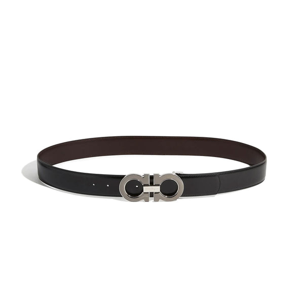 Reversible And Adjustable Gancini Belt